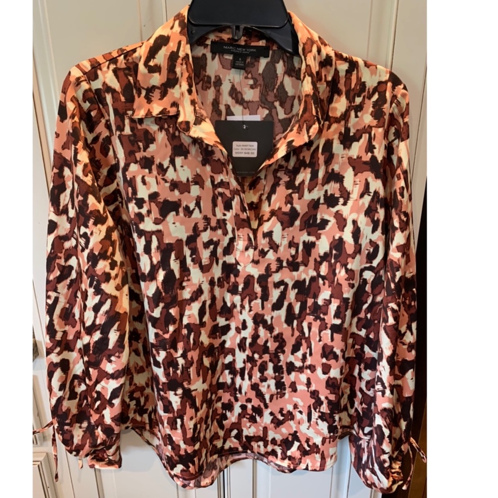 NEW Marc New York by Andrew Marc, Long Sleeve Blouse